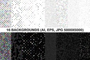 16 Colorful Seamless Dot Patterns