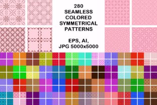 280 Seamless Symmetrical Patterns: A Practical Resource for Designers, Print Professionals, and Creative Entrepreneurs