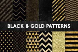 Black and Gold Foil Patterns – Stylish