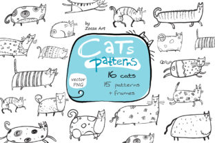 Cats Patterns and Frames: A Practical Resource for Designers, Educators, and Small Business Creators