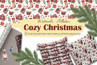 Cozy Christmas Patterns: Seamless Watercolor Designs for Thoughtful, Handcrafted Holiday Projects