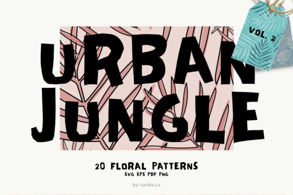 Seamless Patterns 20 X Urban Jungle V2