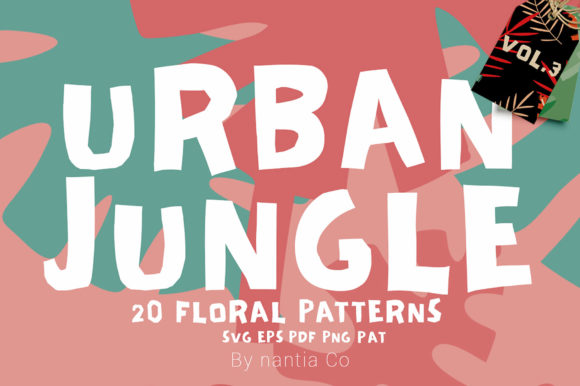 Seamless Patterns 20 X Urban Jungle V3: Where Contemporary Design Meets Practical Creativity
